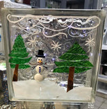 Glass Block Mosaic Project