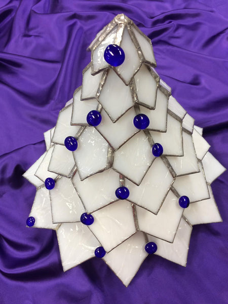 3-D Stained Glass Christmas Tree